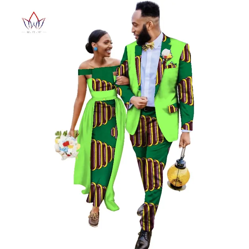 Новые мужские комплекты и женская одежда для свадьбы, летняя традиционная африканская одежда, Одинаковая одежда для пар 4xl WYQ93