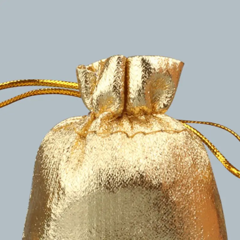 100 Pcs Gift Bag Jewelry Drawstring Pouches Party Favor Goody Pocket for Holiday