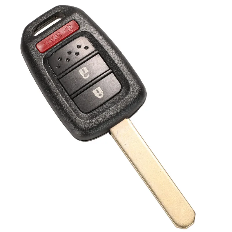 Jingyuqin 2+ 1/4 кнопки, автомобильные аксессуары, брелок PCF7961 Чип дистанционного брелок для Honda 2013- таможенный приходной ордер 2013- Accord Civic MLBHLIK6-1T