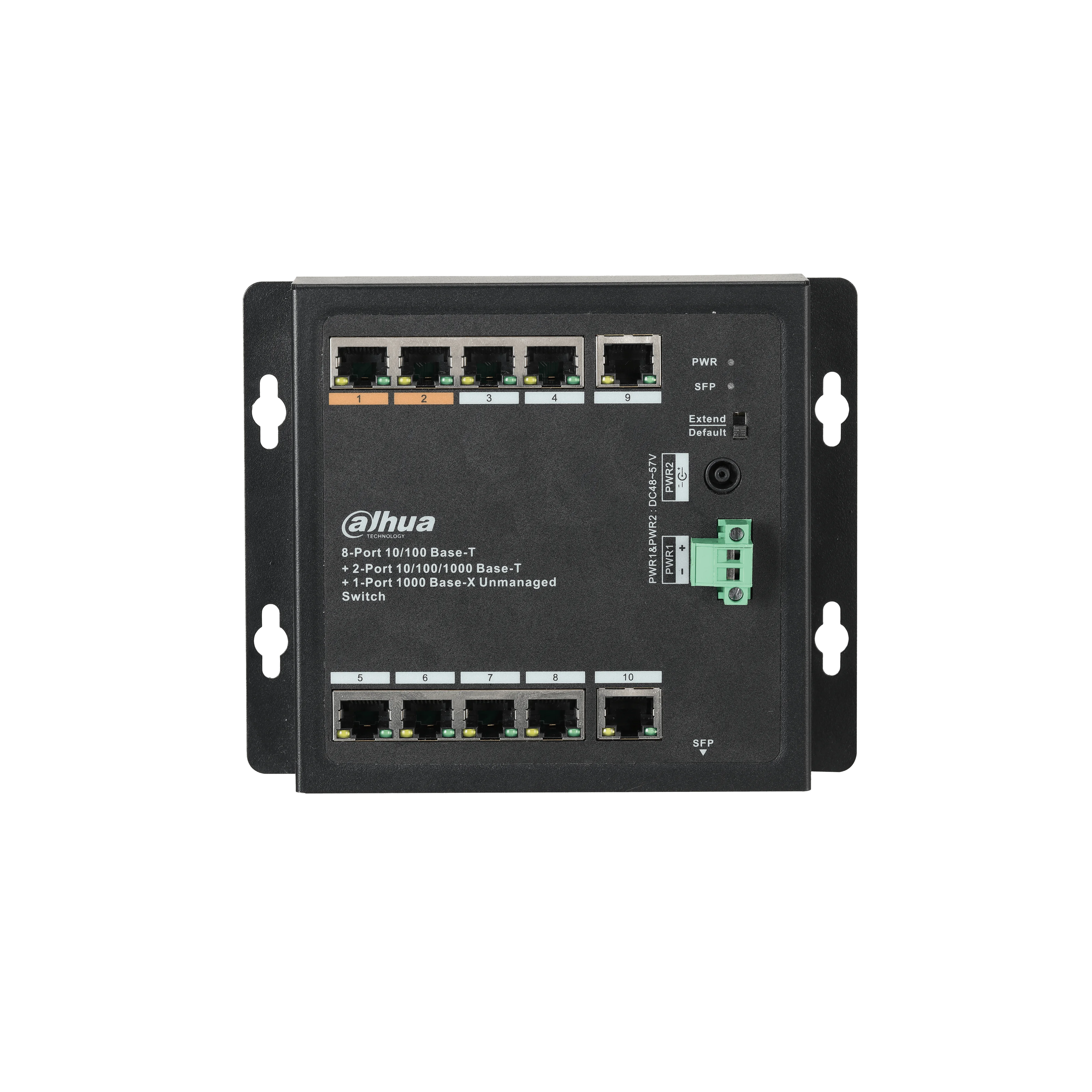 Dahua PoE коммутатор PFS3111-8ET-96-F 11-Порты и разъёмы переключатель с 8-Порты и разъёмы PoE