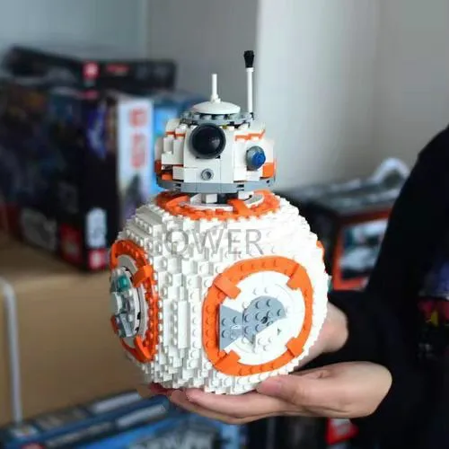 Новинка, 1238 шт., Звездные войны, bb8, технический робот, подходят для звездных войн, фигурки, модель, строительный блок, кирпичи, 75187, для мальчиков, подарочный набор, игрушка для детей