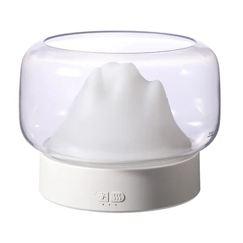 

Aroma Diffuser 400ML Mountain View Essential Oil Aromatherapy Diffuser with Warm and Color LED Lamp Humidifier AU Plug White