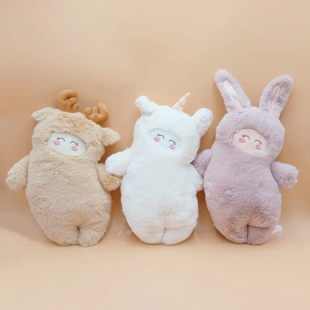 

Ins Style Forest Animal Unicorn Plush Animal Bear Rabbit Deer Toy Appease Doll Home Sofa Children's Room Decor Birthday Gift