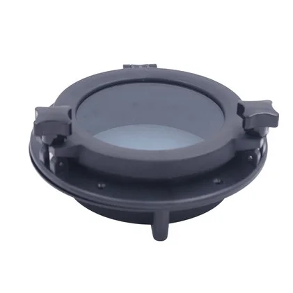 21 см/8 дюймов черный RV автомобиль Лодка Yacht Окно Круглой Формы Открывания Portlight Hatch Замена автомобиля portole ABS прочный