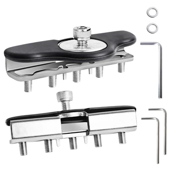 

2Pc Car Hood Universal Stainless Steel Led/Hid Rod Lamp Mounting Bracket Cover Engine Punch-Free Bracket Rear Tail Box Non-Destr