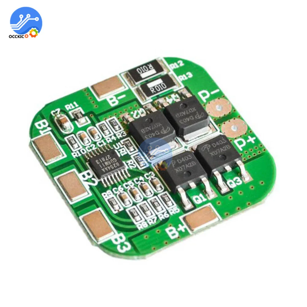 Bms 4S литий ионная плата защиты батареи 14 8 V/16 V 20A для литиевых LicoO2 Limn2O4 18650 LI