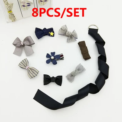 6pcs Style 13 Милые детские аксессуары для волос заколки для волос мультяшная заколка для волос головные уборы для девушек головной убор принцессы - Цвет: 6pcs Style 13