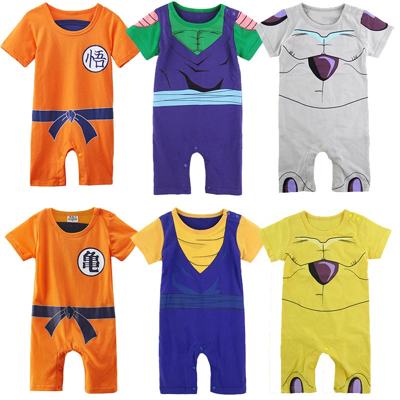 ドラゴンボール男の赤ちゃんロンパース新生児服孫悟空ピッコロ幼児ジャンプスーツ Bebes ハロウィン衣装子供のための Rompers Aliexpress