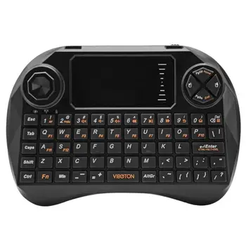 

2.4G Wireless Smart Keyboard with Touchpad USB Interface Smart Keyboard Multi-Functional Air Mouse Remote Control Peripherals