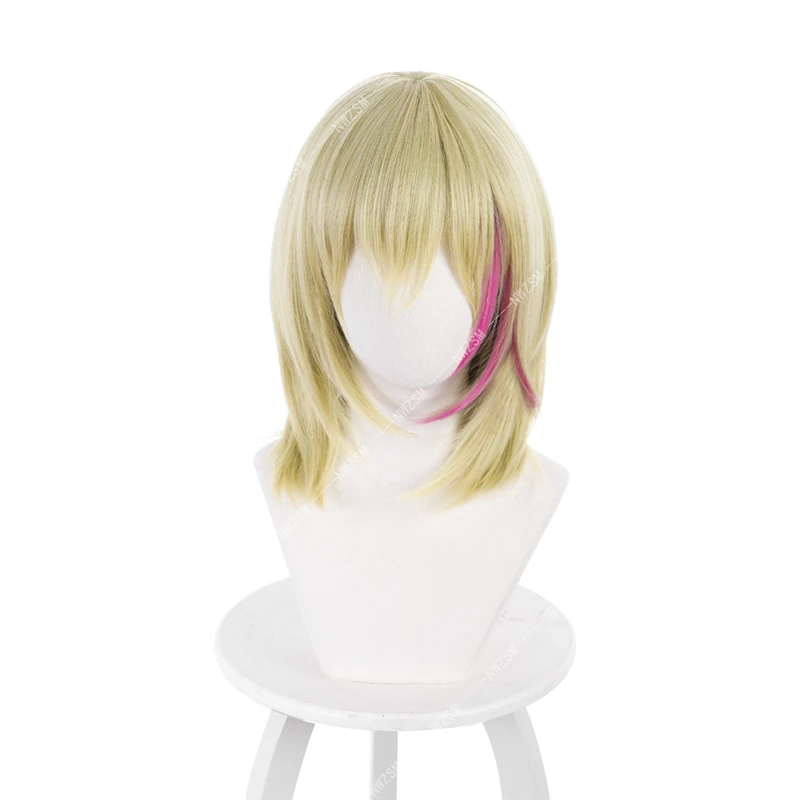 Anime WONDER EGG PRIORITY Rika Kawai Cosplay Wig Short Hair Heat-resistant Fiber + Cap Party Role Play Girls Women |