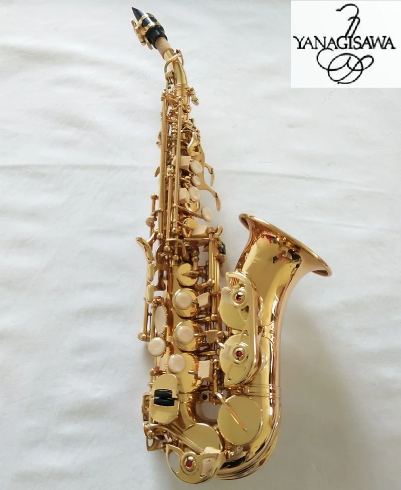 

New curved Yanagisawa S991 Sax New High quality Bb Musical Instrument Children Curved Soprano saxophone Professional