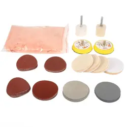 Kit de poudre de polissage à l'oxyde de cérium, 39 pièces, dissolvant de rayures profondes pour le nettoyage des vitres de pare brise 