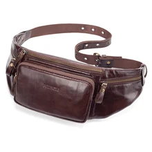 Натуральная кожа, Повседневная Мужская поясная сумка, дизайнерская поясная сумка для мобильного телефона, дорожная Женская нагрудная сумка через плечо