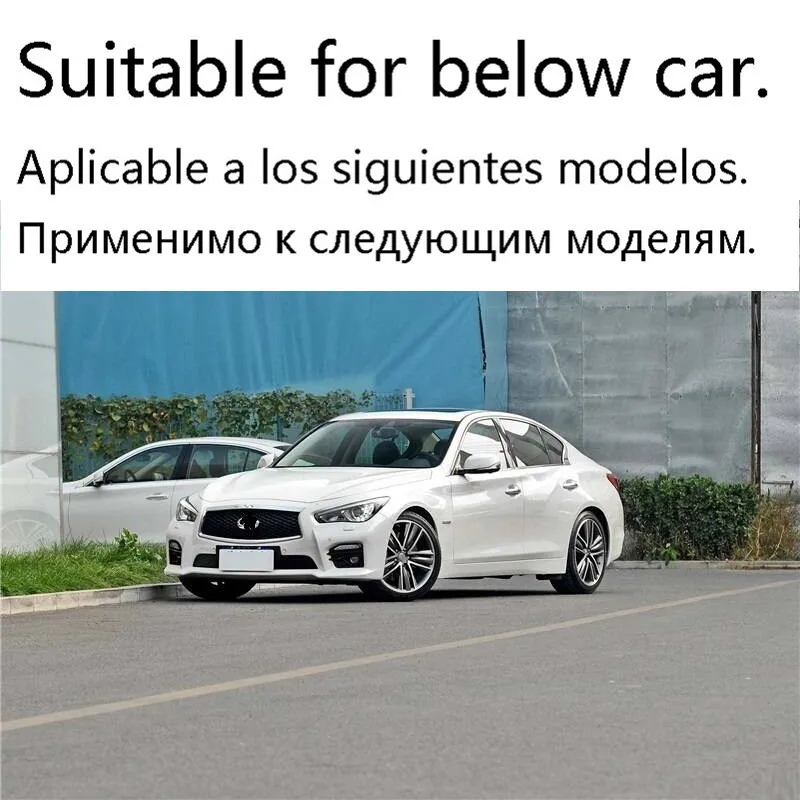 Наружные части Automovil Drl автомобили дневной аксессуар для бега светодиодные фары автомобиля фары в сборе 17 18 для Infiniti Q50