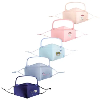 

5Pcs Face Maskes Reusable Print Breathable Washable Can be disassembled Children's Face Protective New Fashion Mascarillas