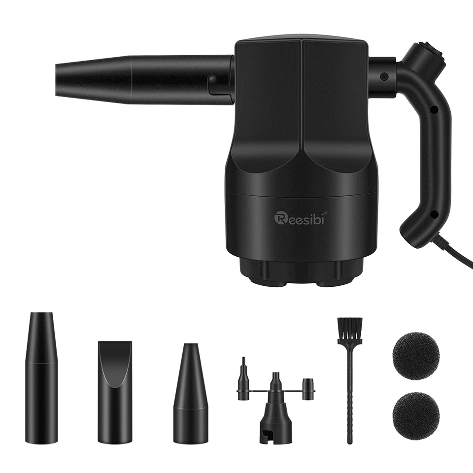 400W 500W Electric Compressed Air Duster Blower Canned Air Spray for Computer Keyboard Cleaning Hair Dryer