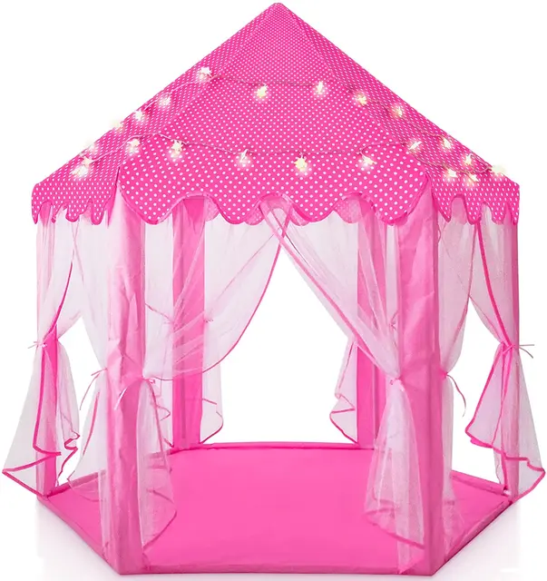 Portable Kids Toy Tipi Tent Ball Pool Princess Girl Castle Play House Children Small House Folding Playtent Baby Beach Tent 1