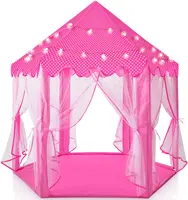 Portable Kids Toy Tipi Tent Ball Pool Princess Girl Castle Play House Children Small House Folding Playtent Baby Beach Tent 1