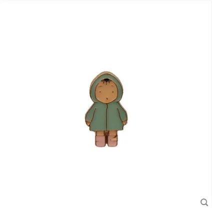 P0060-7 Totoro металлические булавки и броши для Модные лацканы рюкзак сумки значок детские подарки - Окраска металла: P0060-7