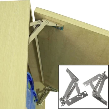 

HOT 1 Set 80 Degree Sprung Hinges for Upper Door Lift Code Kitchen Cabinet Support NDS66
