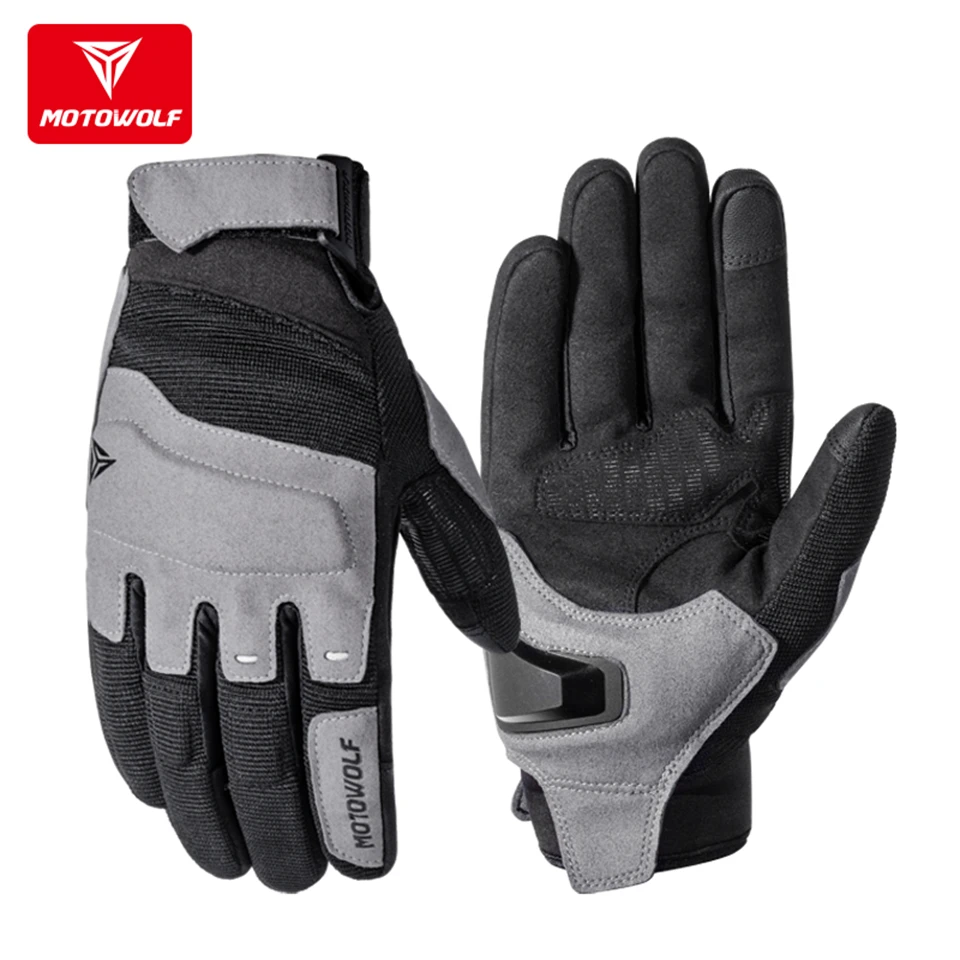 

Motowolf Motorcycle four seasons anti-fall breathable gloves Non-slip touch screen gloves Summer racing riding equipment unisex