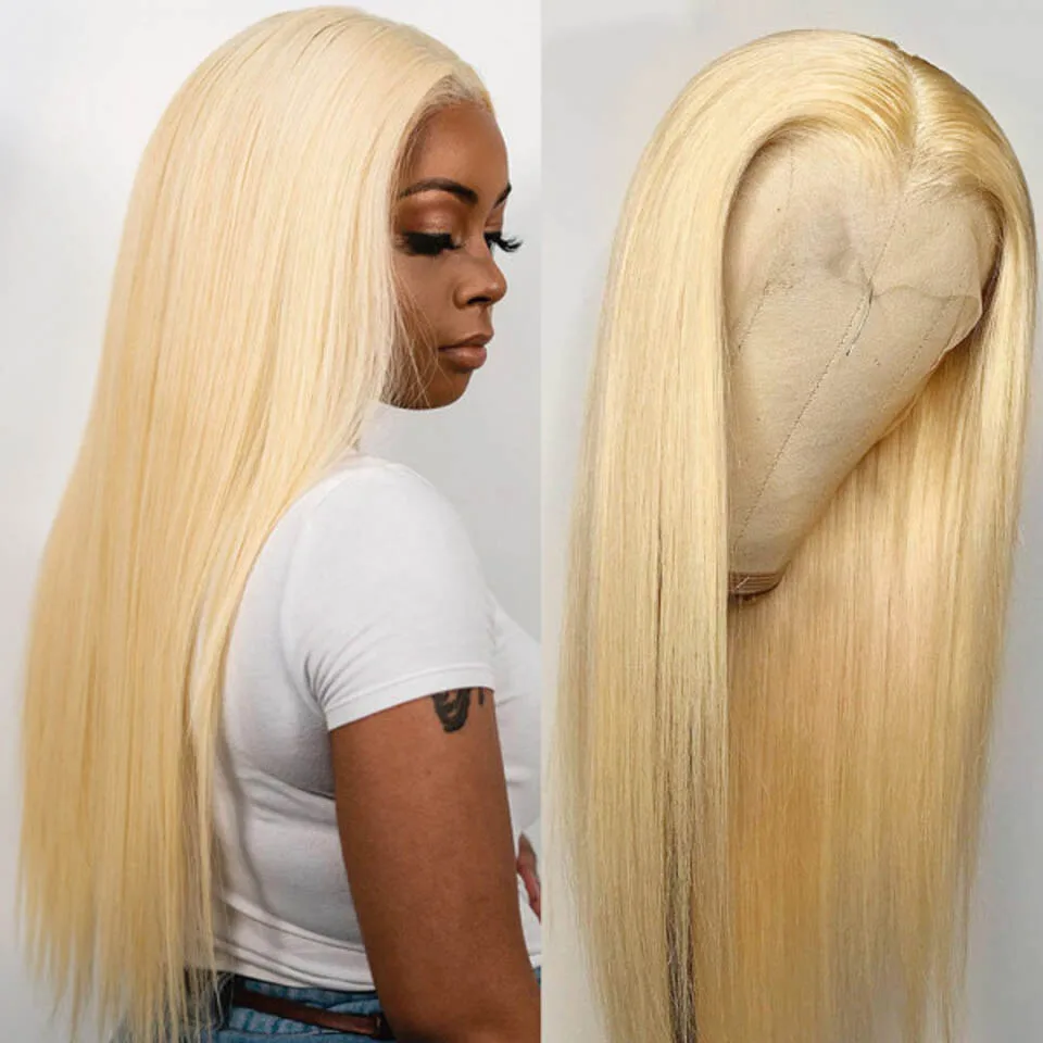 blonde front lace wig