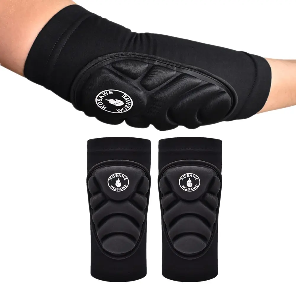 WOSAWE Soft Comfortable Knee Pads for Sports Roller Hockey Ski Snowboard Volleyball Dancing