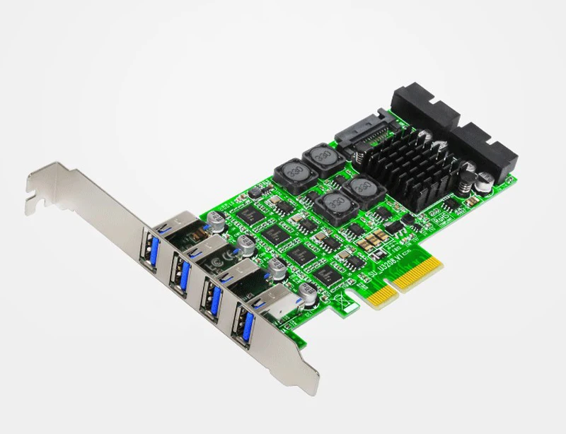 Добавить на карту PCI Express USB 3,0 PCI-E 19 Pin USB 3,0 адаптер PCI-E к USB 3,0 контроллер PCI E PCIE USB3.0 карта расширения для ПК