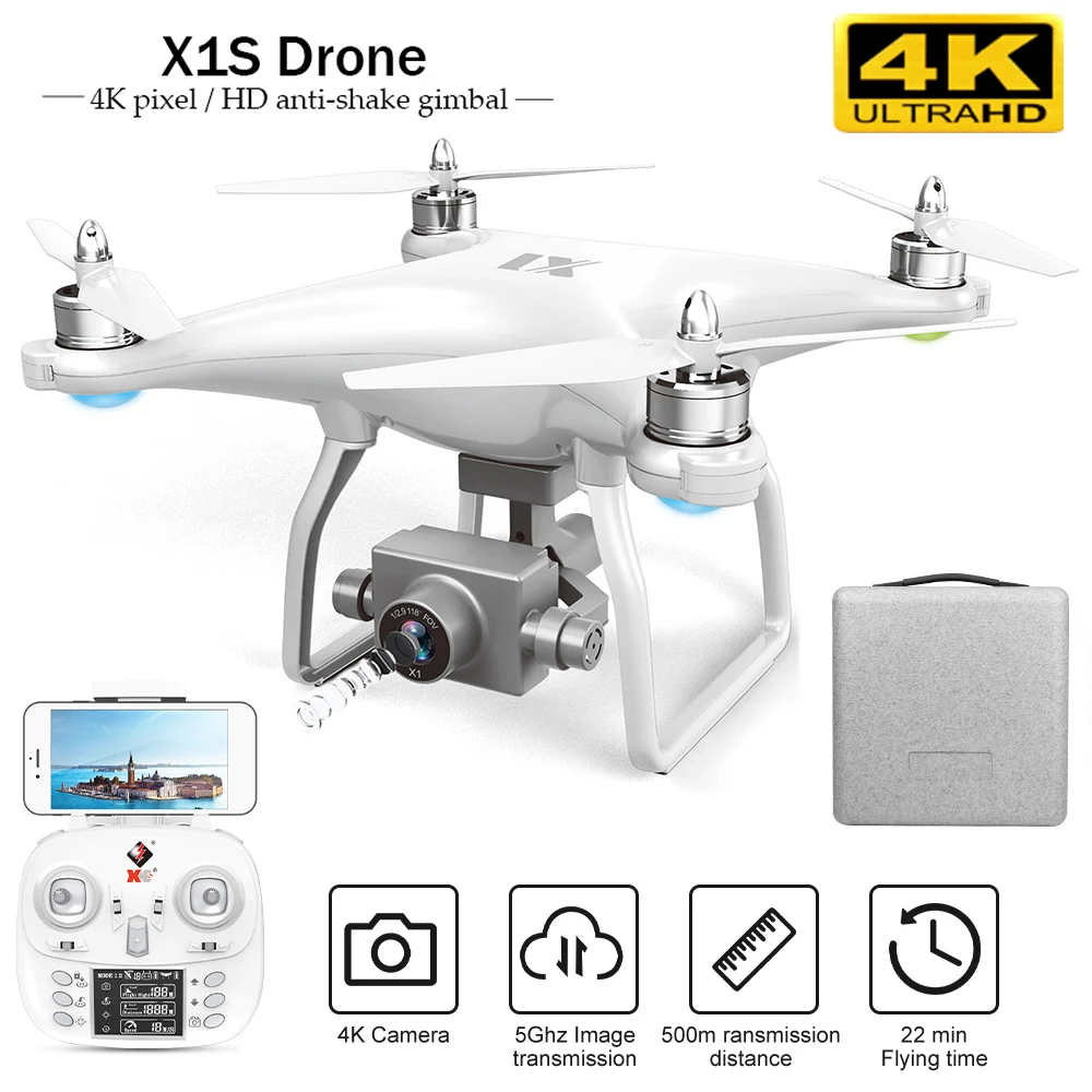 

Weili X1s Two Axis Gimbal Brushless Drone Hd Aerial Photography With Gps Remote Control Aircraft Four-axis Toy Plane