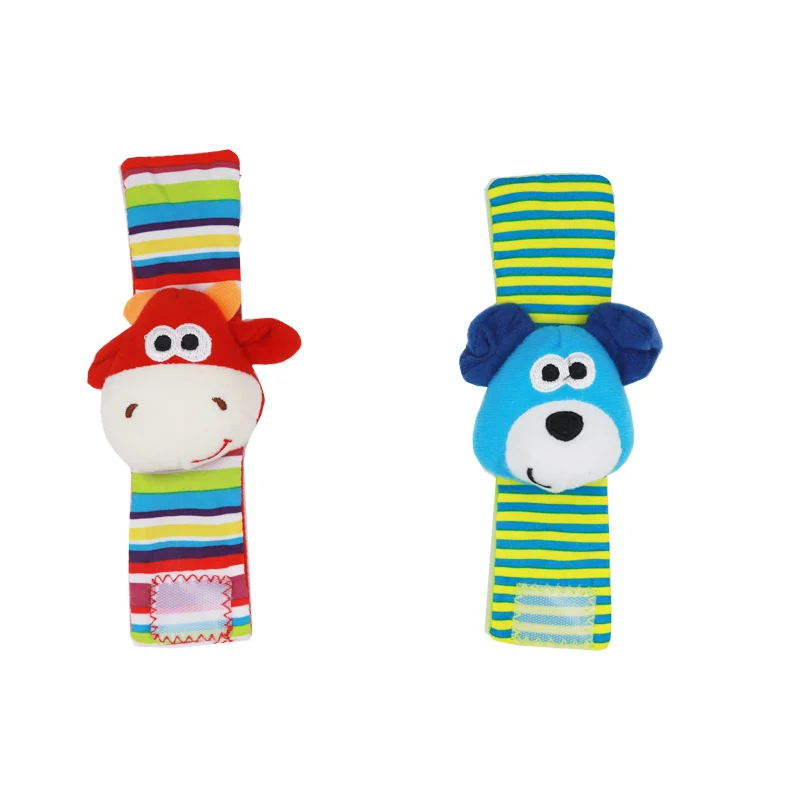 2/4 шт. детские носки погремушки|cartoon baby socks|baby socksbaby cute socks |