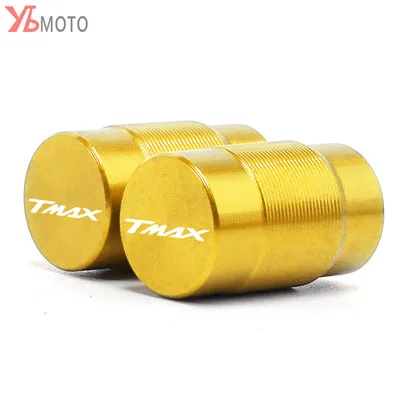 Для YAMAHA TMAX 530 500 T max 500 T-Max TMAX530 DX SX- Аксессуары для мотоциклов вентиль шины колеса колпак - Цвет: 2PCS-Gold