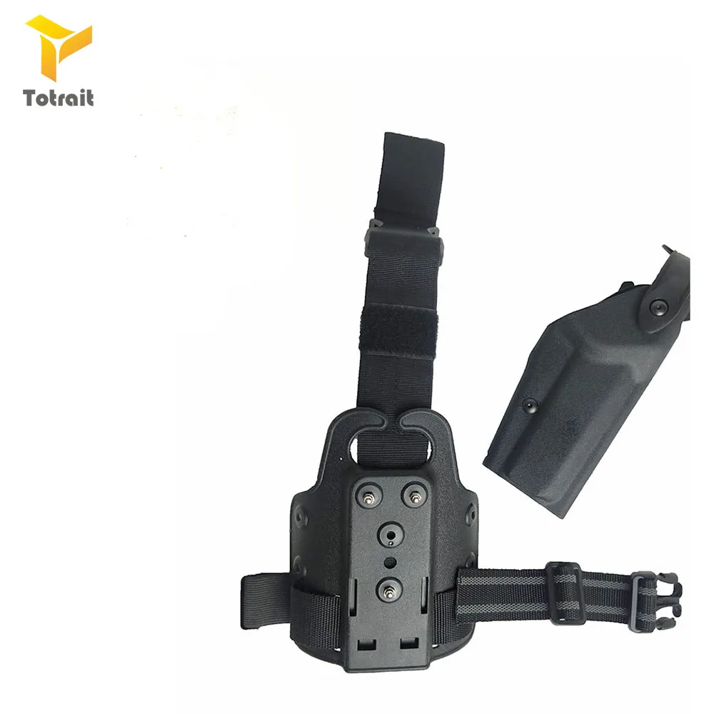 

TOtrait Tactical Hunting Colt 1911 Pistol Holster leg Platform Airsoft Pistol Hunting Right Hand Use Quick Drop Leg Holster
