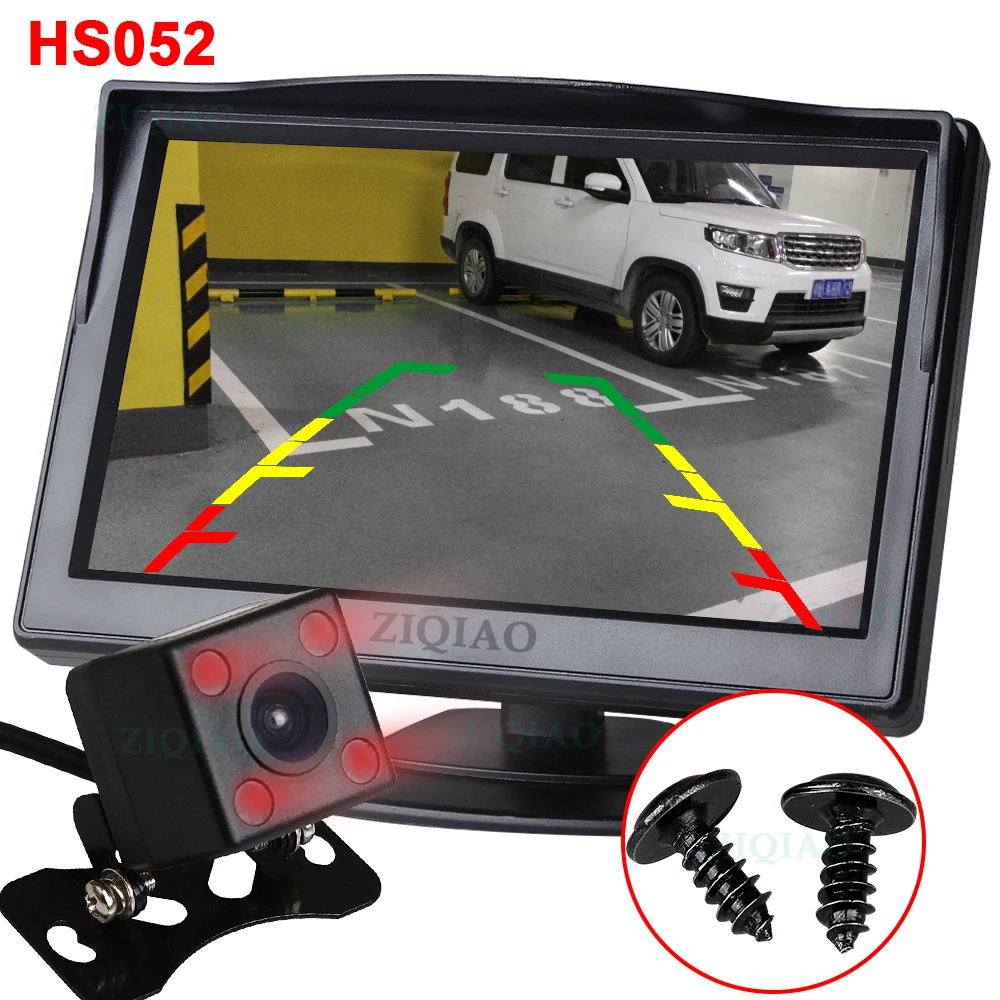 5 дюймов экран TFT lcd автомобильный монитор DVD цифровой 2 способ видео вход для камеры заднего вида DVD VCD