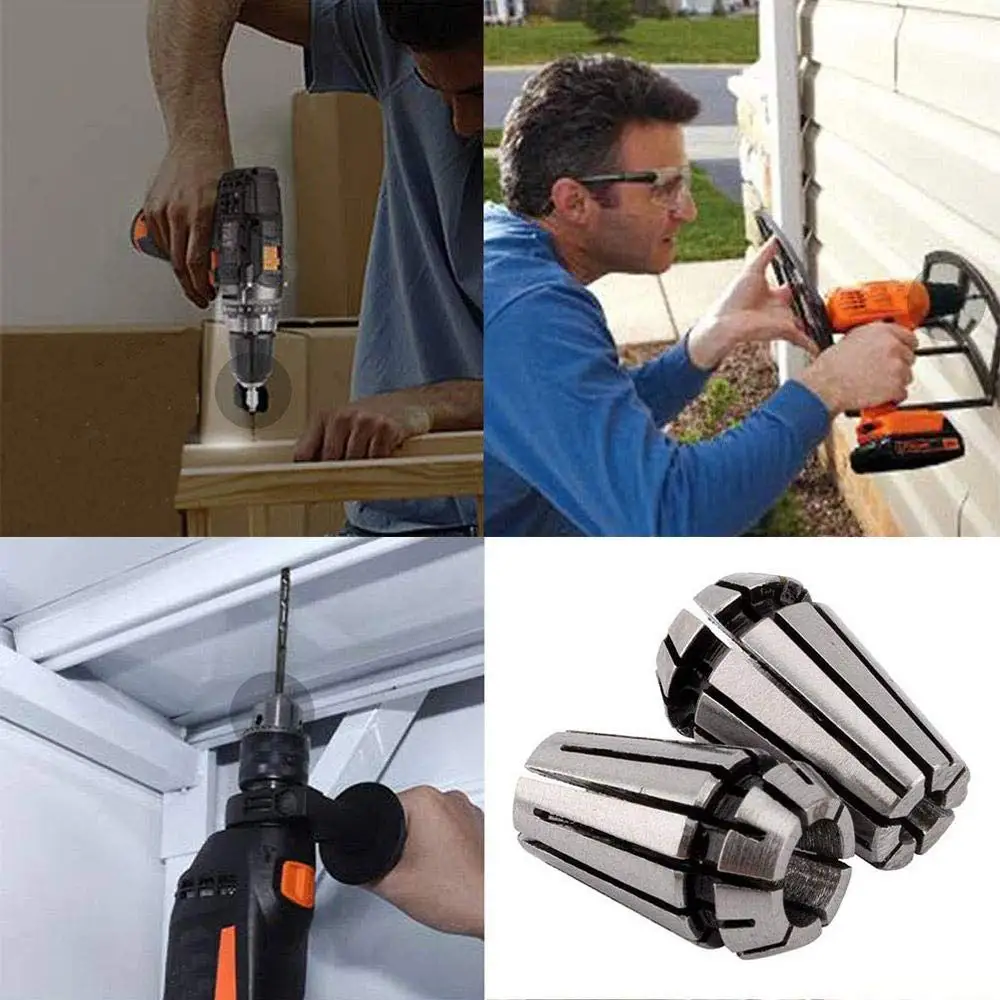 ER16 1-10MM Standard Accuracy Elastic ER Clamp Chuck For Holder Hardened Engraving Machine CNC Accessory Collet 1PCS spring collet collet chuck spring collet chuck collet chuck holder engraving collet chuck wrench nut collet collet clamping tool