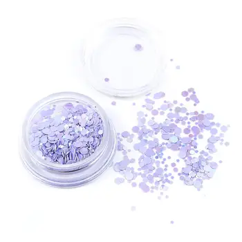

2 Box Hot PVC Mixed Sequins AB Color Filling Material Round Flash Debris Silicone Resin Mold Filler Jewelry Tool DIY