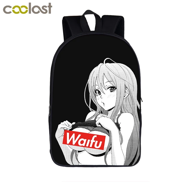 Anime Backpack women Bag Girls - Black, 31x14x44CM - Walmart.com