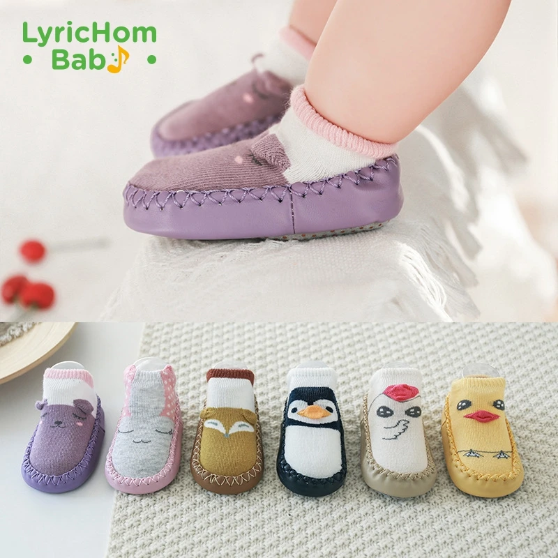 

LyricHom Baby Non-slip Soft Floor Socks Baby Toddler Footwear Infant Sock Cute Baby Girl Socks Baby Accessories