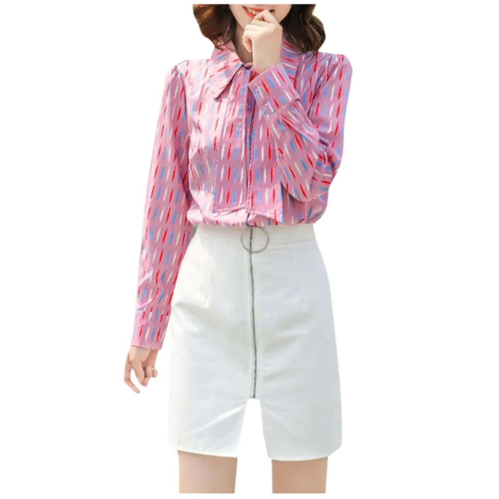 Poleras mujer de moda, camiseta mujer, футболка, женские полосатые топы с бантом, тонкая свободная футболка с длинным рукавом, женская рубашка