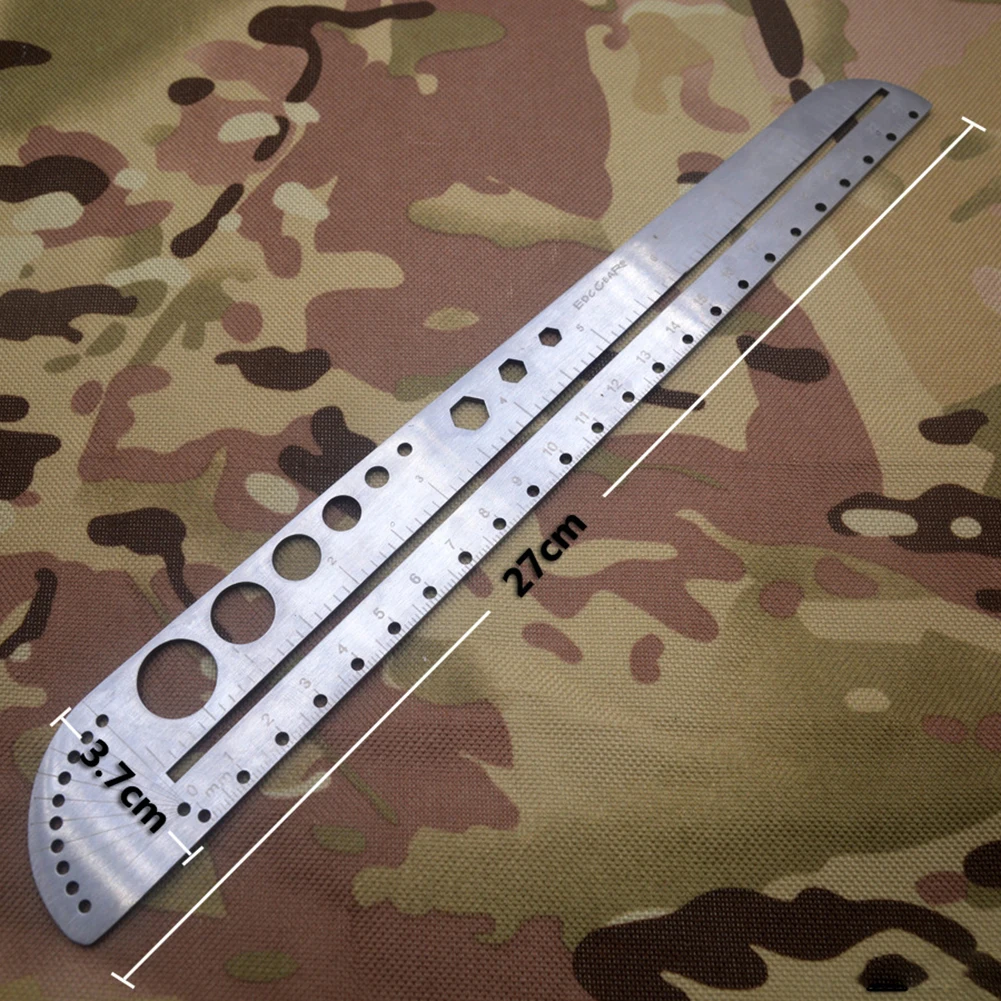 Multifunctional Stainless Steel Angle Protractor, Ruler Degree Measuring Tool