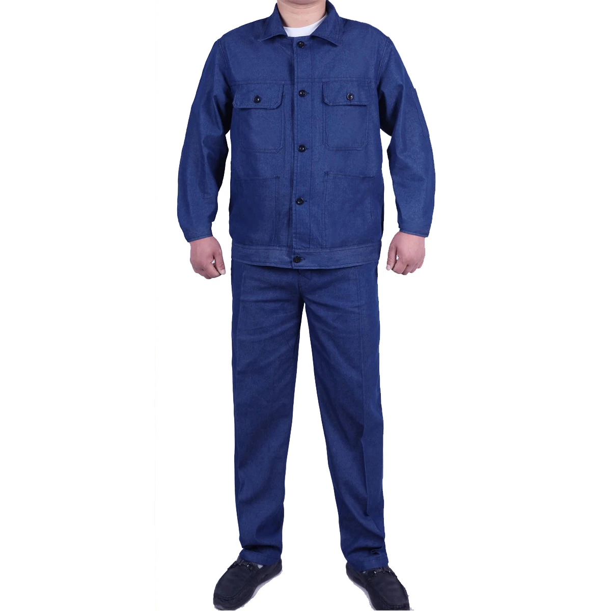 Summer Thin Denim Suit Work Clothes Men 