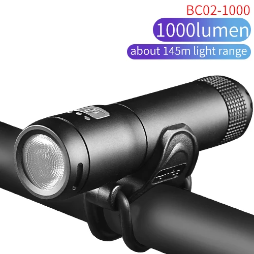 1000 Lumen INBIKE велосипедный светильник MTB велосипедный головной светильник водонепроницаемый светодиодный внешний аккумулятор USB Перезаряжаемый флэш-светильник 600-1000 Люмен передняя лампа 6 режимов - Цвет: 1000 Lumen