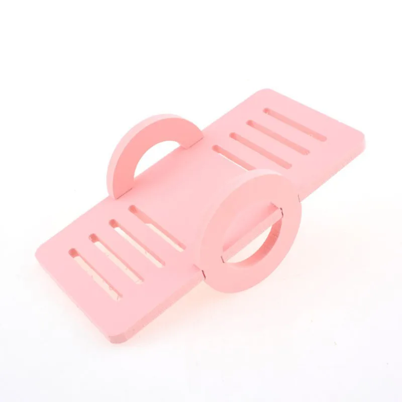 pink Маленькие животные игрушки для детских площадок конфеты цвет деревянный хомяк мини-качели Conejo Juguetes Para Mascotas - Цвет: pink