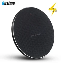 Gusima Беспроводное зарядное устройство для iPhone 11 X Xs Xr 8 10 Вт Qi быстрая Беспроводная зарядка для samsung S10 Note 9 AirPods Xiaomi зарядное устройство