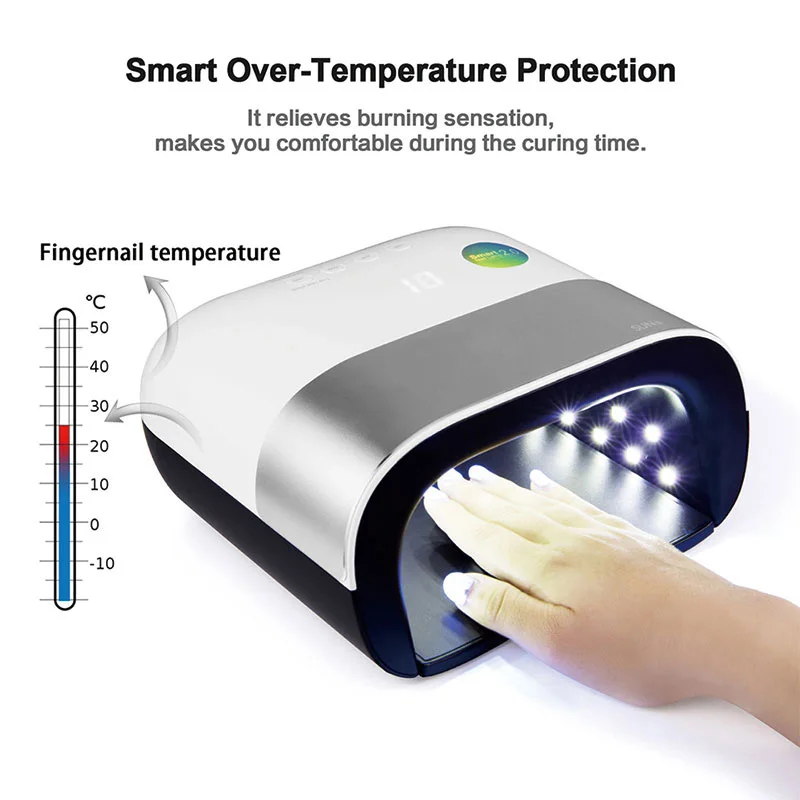 

SUN3 UV LED Nail Lamp Machine 48w Electric Nail Dryer for Curing Builder Gel Polish Smart Auto Sensor LED Light Nail Tools Art
