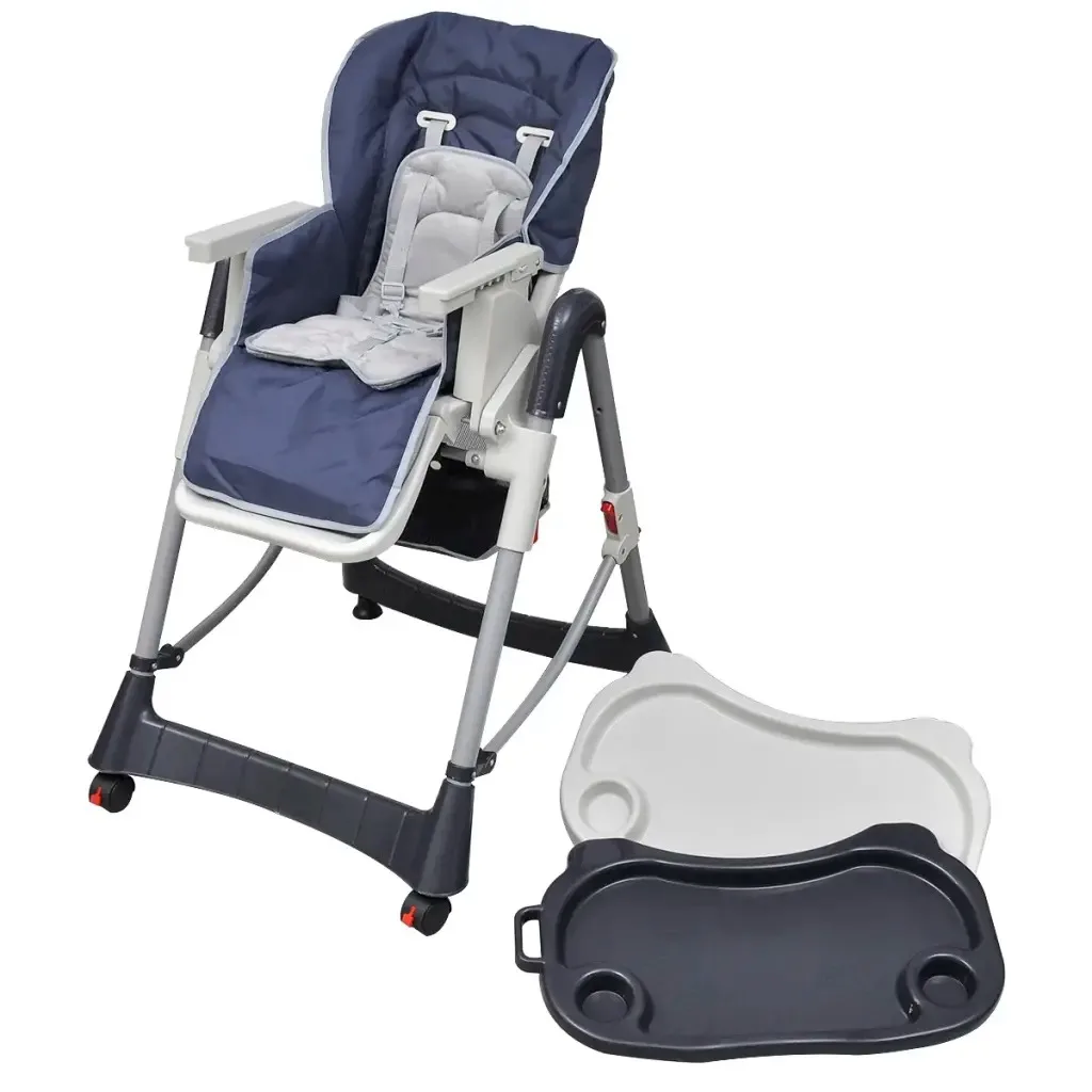 VidaXL 15 Kg Children Chair Comfortable Adjustable Highchair For Baby With Storage Basket Foldable Chair Easy-Clean Furniture VidaXL 15 Kg Children Chair Comfortable Adjustable Highchair For Baby With Storage Basket Foldable Chair Easy-Clean Furniture