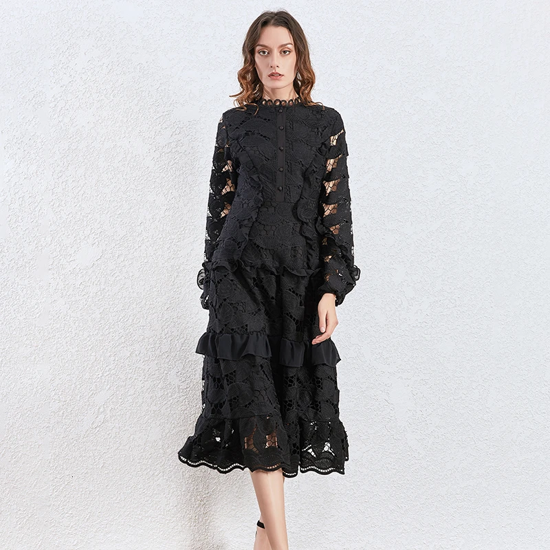 SuyaDream Woman Floral Dress 100%Silk V neck