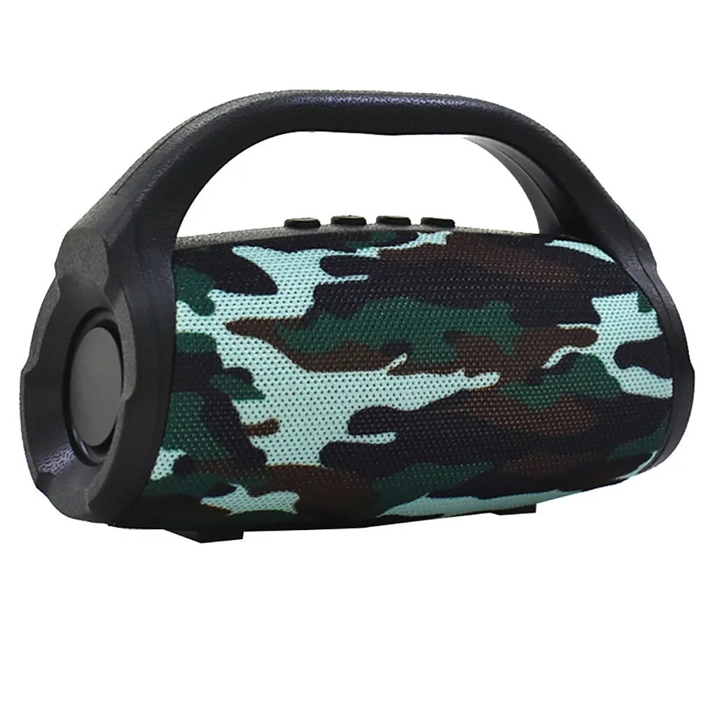 Green Качество звука BS118 Bluetooth динамик водонепроницаемый 3D объемный беспроводной Громкий динамик для смартфона простой и модный R0422 - Цвет: Green