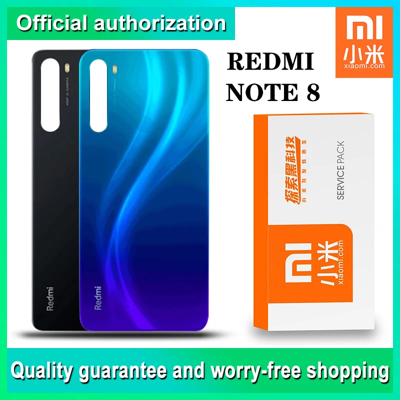 Оригинальный задний корпус Замена для Xiaomi Redmi Note 8 Note8 задняя крышка батарея