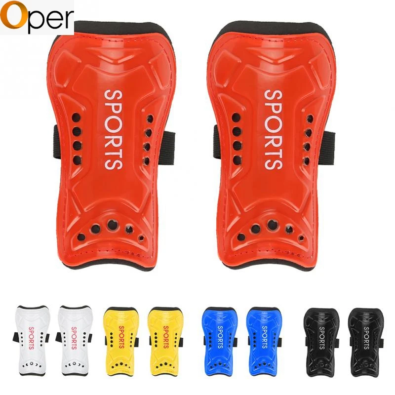 

1 Pair Child Kid Soccer Football Shin Pads Training Leg Guards Sport Safety Protector Adjustable Strap Knee Cover Sports Injury