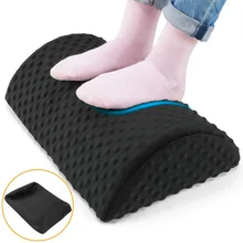 Coussin de pied Semi cylindrique en mousse velours haute résilience, coussin de pied de bureau, oreiller de jambe, mousse de pression, artefact de pédale